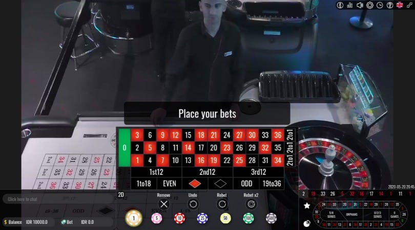 Live Dealer Roulette at Oshi Casino