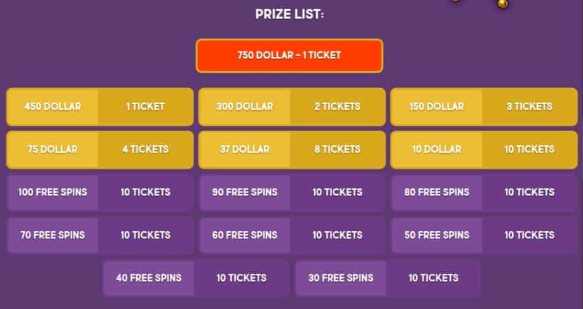 Gunsbet Casino - Lottery Section