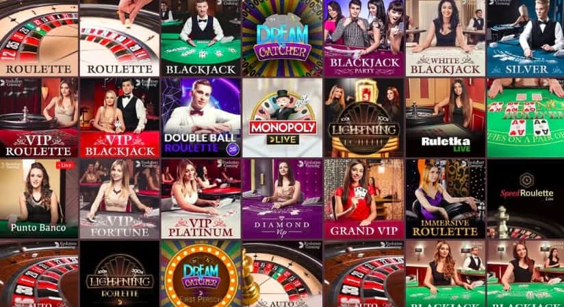 Gunsbet casino - live dealers selection