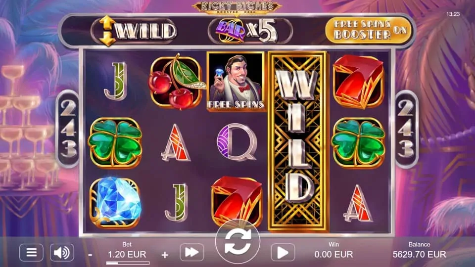 Ricky Riches Slot by STHLMGaming - Golden Crown Casino Review