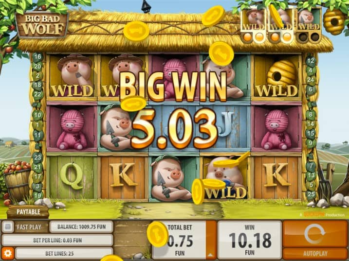 Big Bad Wolf Pokie by Quickspin - Golden Reels Casino Review