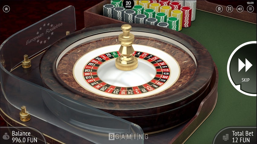 European Roulette by Bgaming at Bitkingz Casino