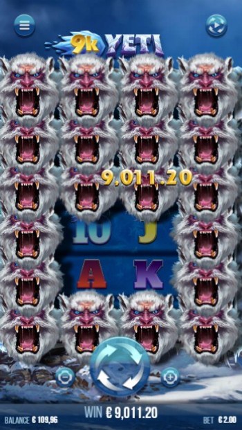 9k Yeti Pokie Game on Mobile - by 4ThePlayer