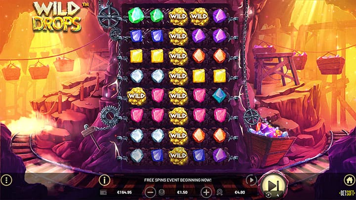 Wild Drops - New Pokie by BetSoft