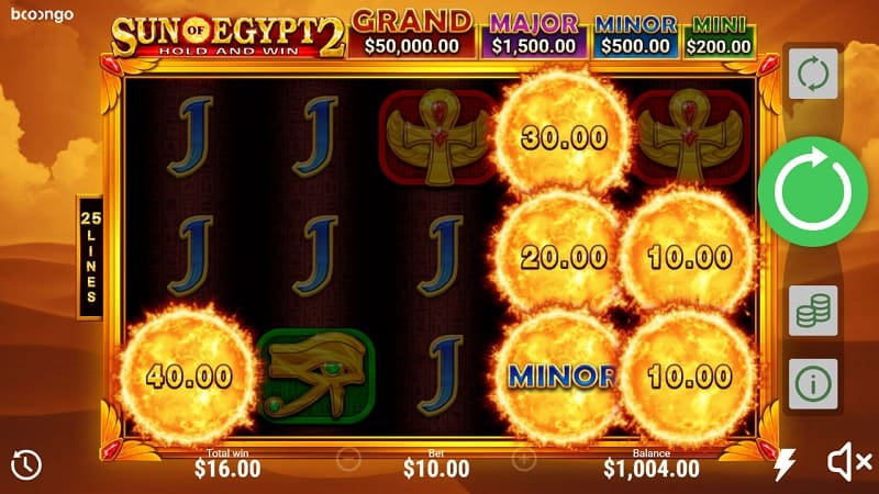 SUN OF EGYPT 2 Pokie by Booongo