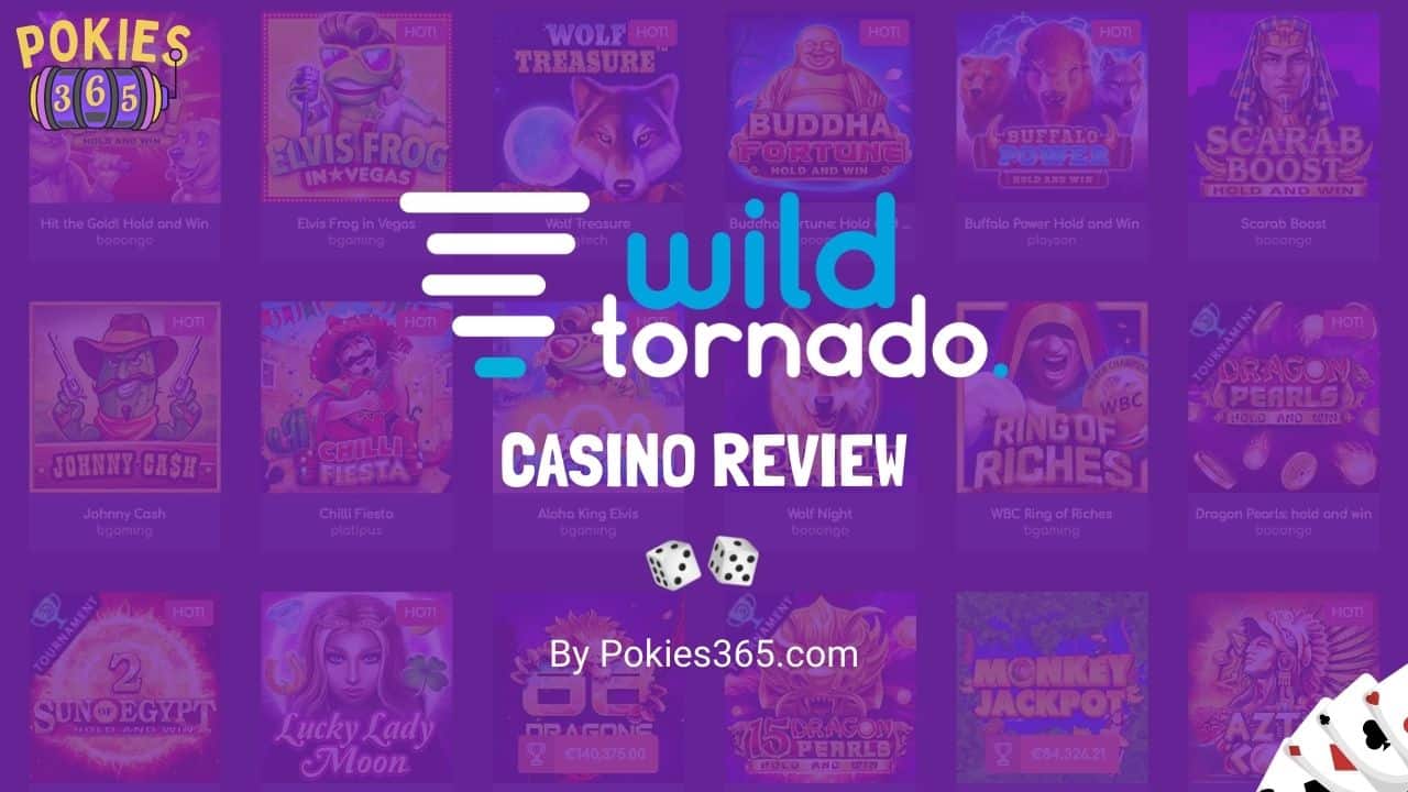 Wild Tornado Casino Review 2024 🥇 Get 100 Free Spins Bonus