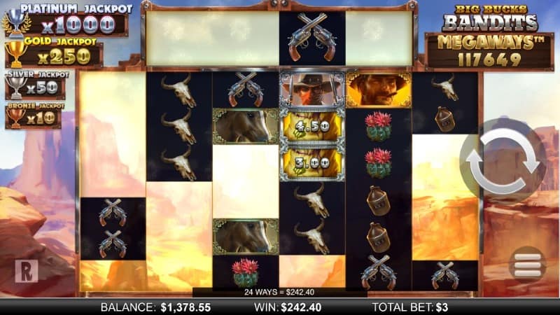 Big Bucks Bandits Megaways by ReelPlay at Megaslot Casino