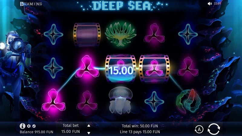 Deep Sea Pokie by BGaming at Megaslot Casino