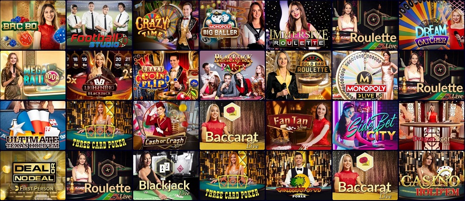 Live Casino Section at Club Riches Casino - Review by Pokies365