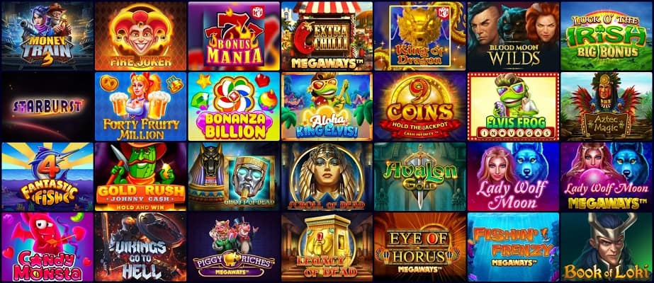 Pokies Selection at Club Riches Casino